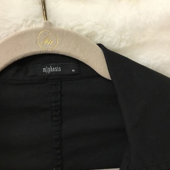 M)phosis Black Cotton Jacket - Picture 3 of 7